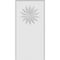 Ekena Millwork Standard Foster Flower Plinth Block With Rounded Edge, 4 1/2"W x 9"H x 3/4"P PBP045X090X075FOS11 - alternate 4